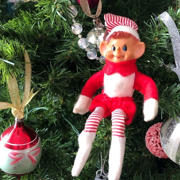 Vtg Knee Hugger Elf with Rubber Face - Picture 5 of 11